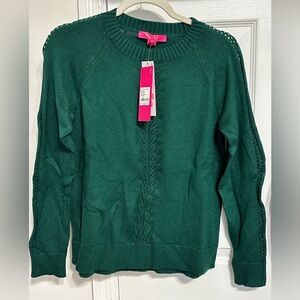 NWT Lilly Pulitzer Esma Sweater size small in Evergreen